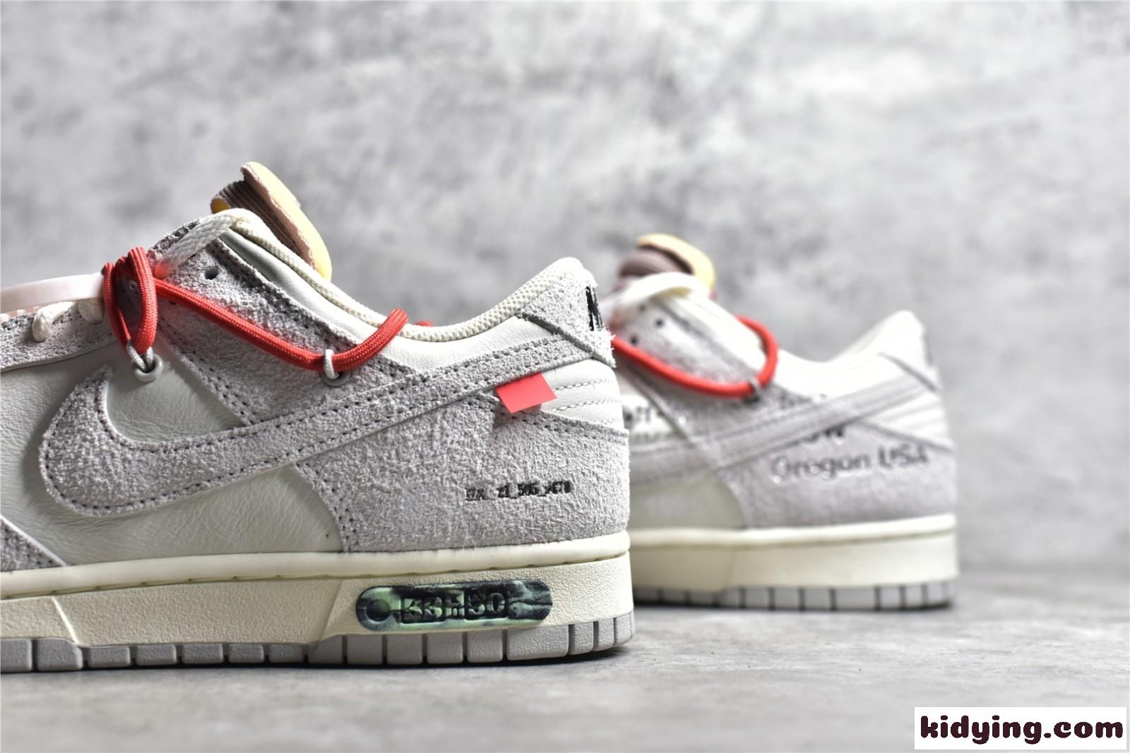 大人気!NIKE X OFF-WHITE DUNK LOW オフホワイト スニーカー コピー ユニセックス-4