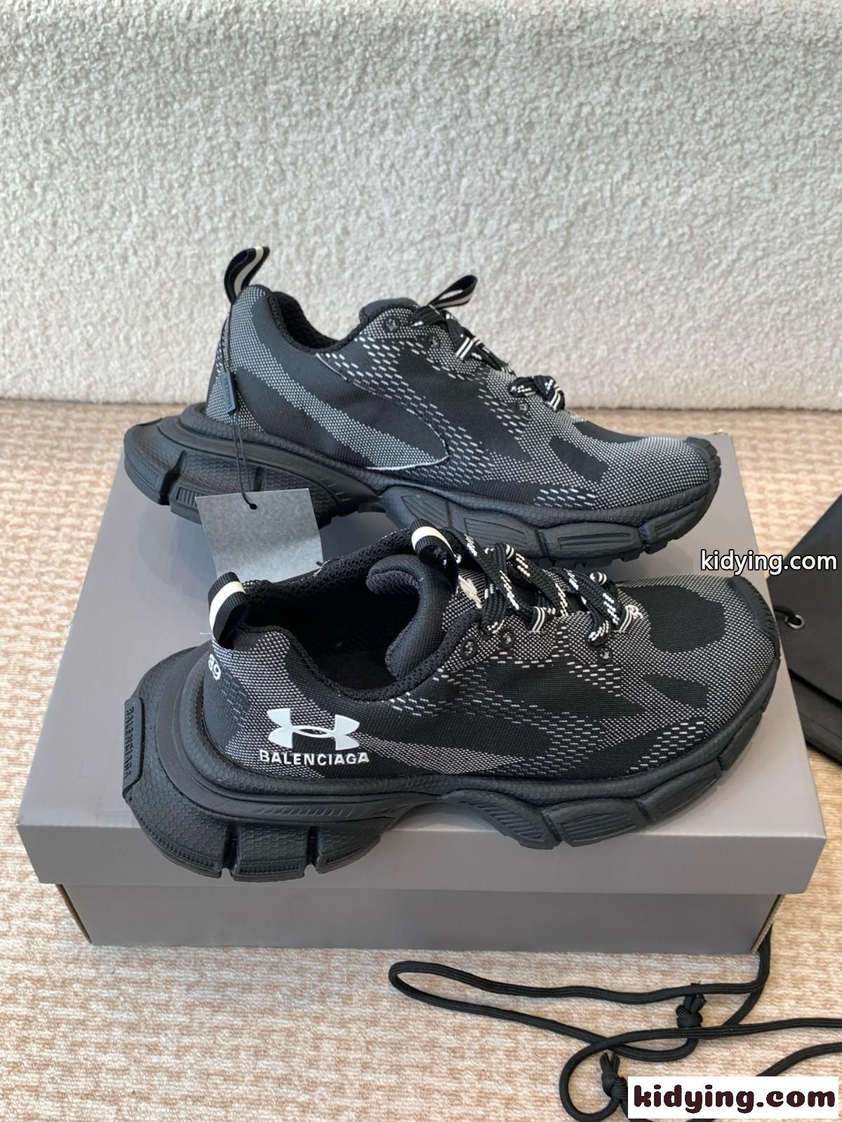 Balenciaga X Under Armour 3XL Knit スニーカー スーパーコピー ブラック-4