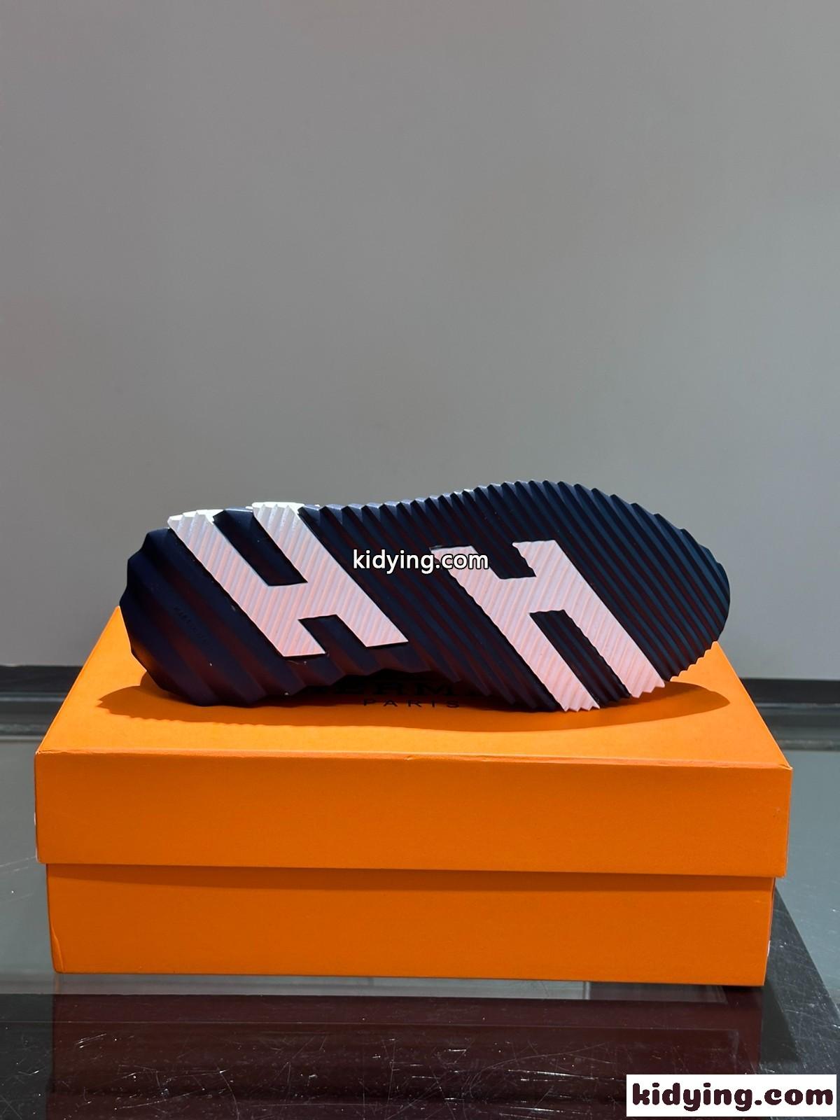 大人気 HERMES バウンシング スニーカー エルメス スニーカー コピー ブルー-4
