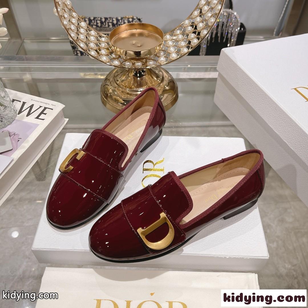 C’EST DIOR バレエフラット クリスチャン・ディオール シューズ コピー レッド-0