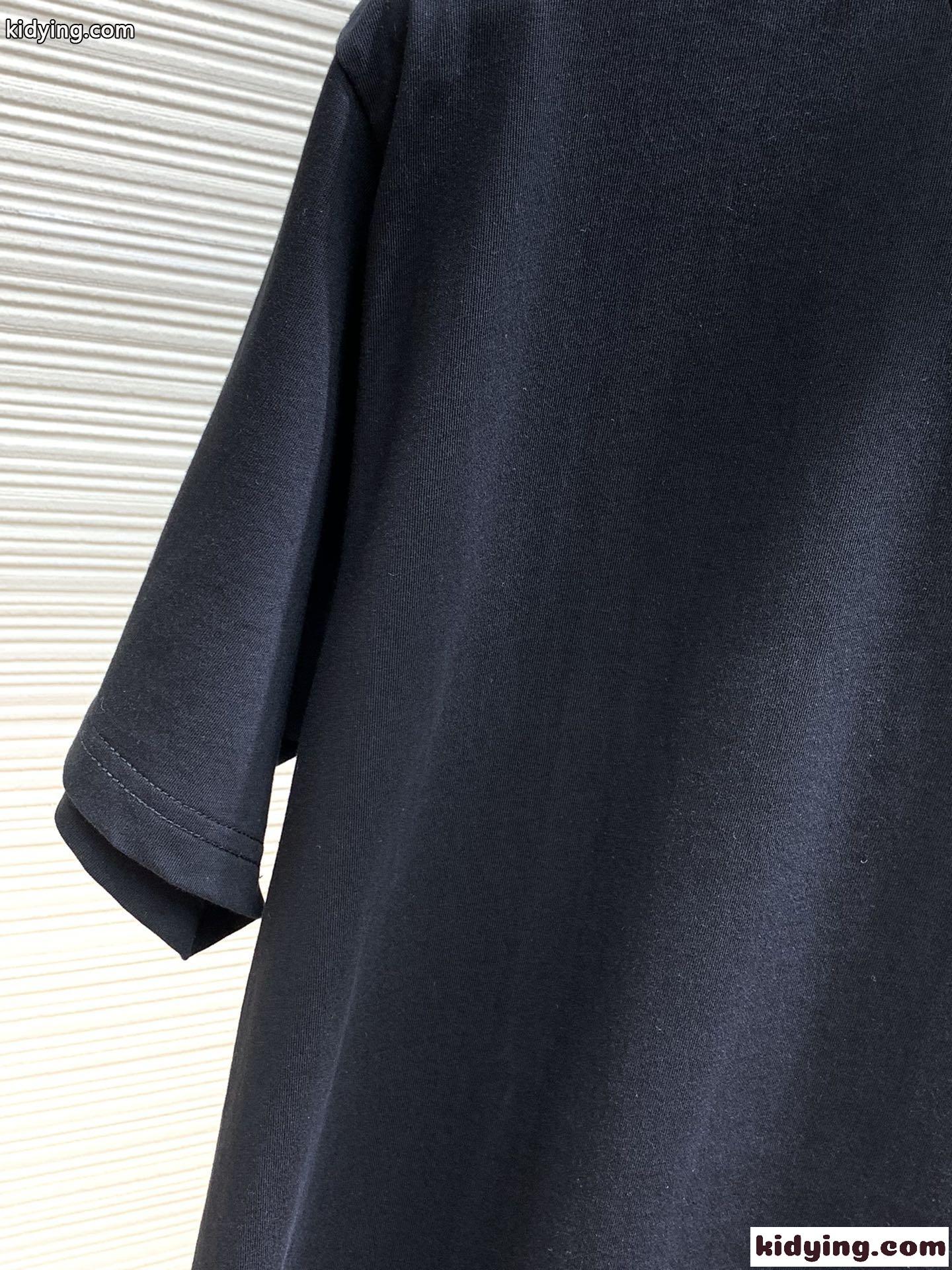 シンプル DGメタリックロゴ コットン 半袖 ドルチェ&ガッバーナ Tシャツ コピー-2