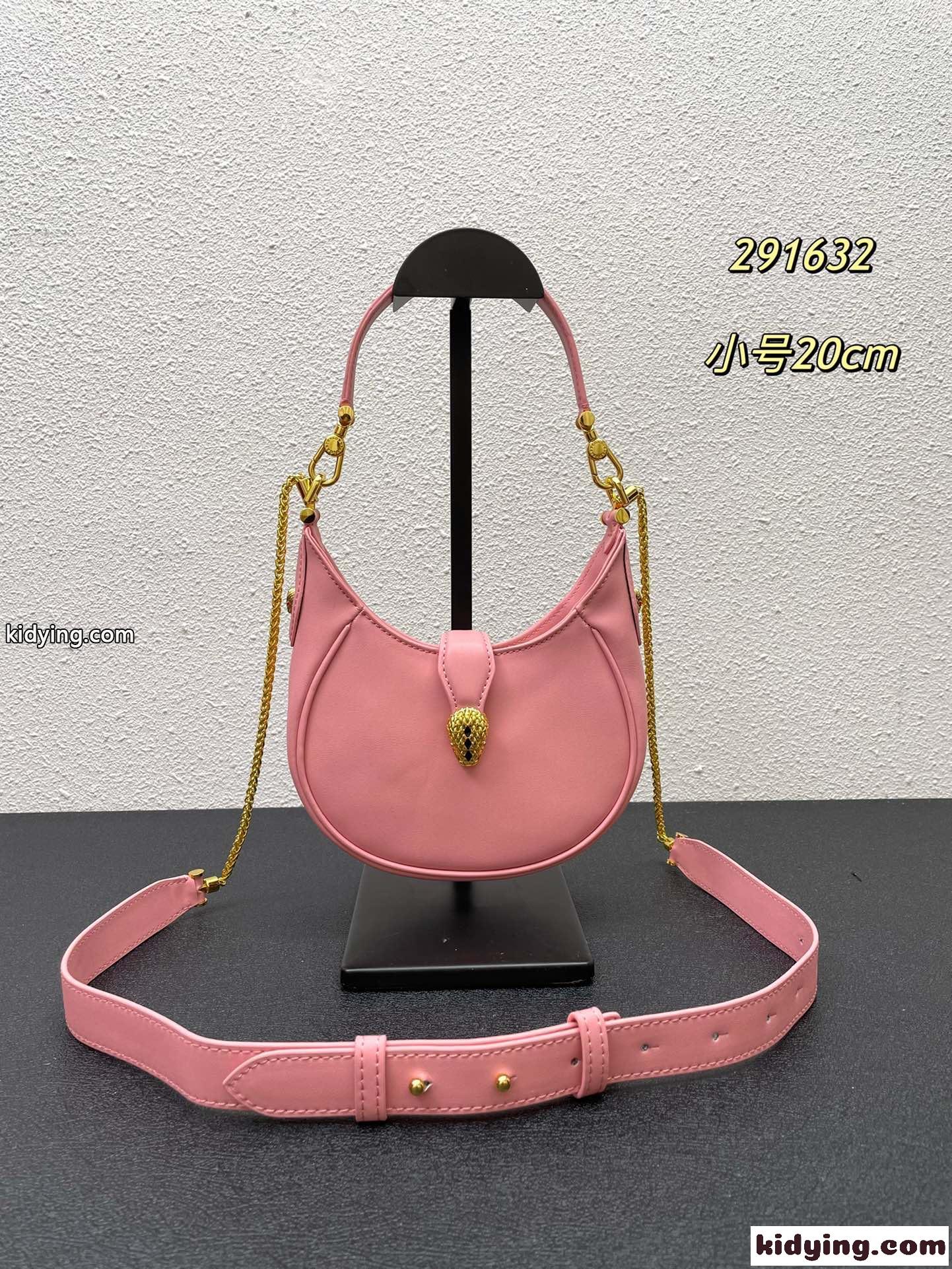 セルペンティ エリプス ブルガリ バッグ コピー レディース ショルダーバッグ カバン ピンク-1