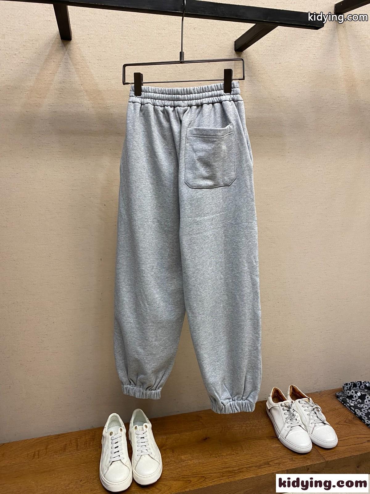 定番 フロッキープリント スウェットパンツ グッチ パンツ コピー ズボン-1