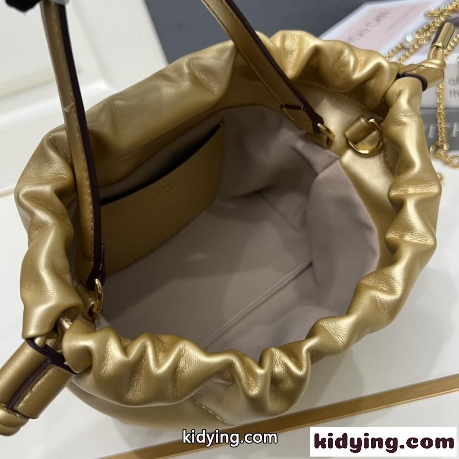 CHLOÉ ICONSショルダーバッグ クロエ バッグ コピー チェーン付き ゴールド-4