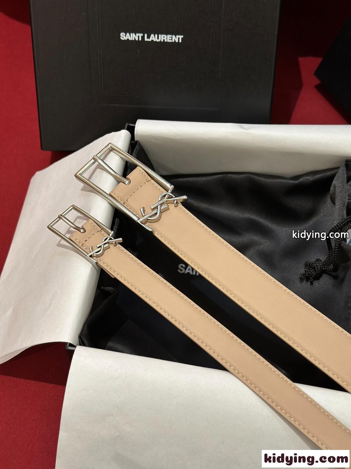 エレガント イヴ・サンローラン ベルト コピー 人気 合わせやすい YSL レザーベルト-2