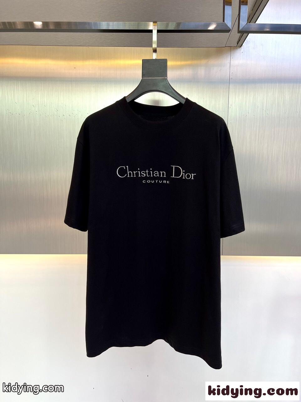 リラックス クリスチャン・ディオール Tシャツ コピー 春夏 定番 クルーネック メンズ トップス-0