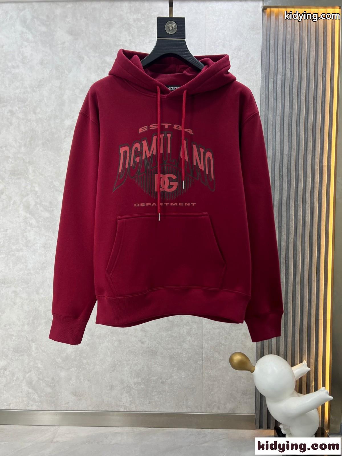 DGロゴプリント コットンジャージー フーディー ドルチェ&ガッバーナ パーカー コピー-0