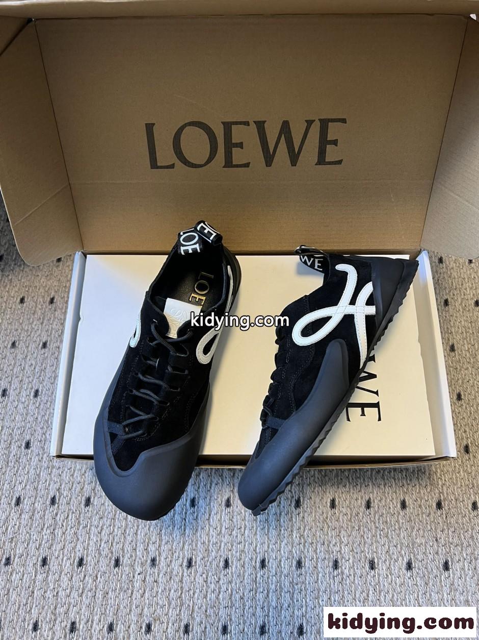 新作&お洒落 カジュアル LOEWE ロエベ グリップ スニーカー コピー ブラック-2
