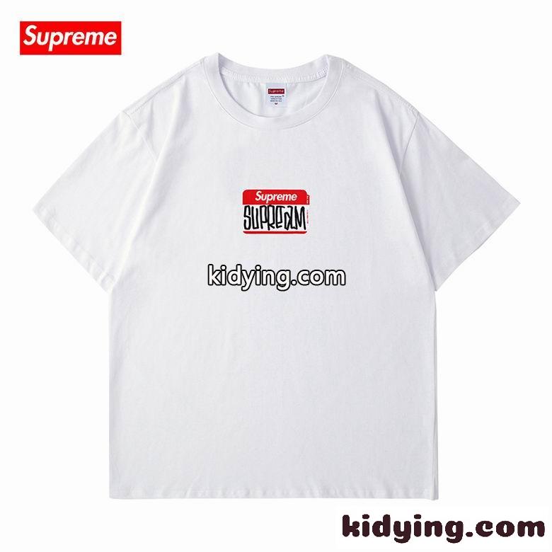 選べる8色 クルーネック ロゴ シンプル おしゃれ 半袖 春夏 トップス シュプリーム tシャツ コピー 人気-0