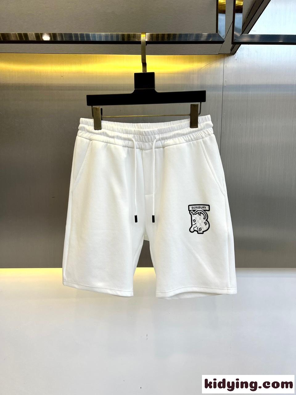 カジュアル 合わせやすい バーバリー パンツ 偽物 コットン ショートパンツ-2