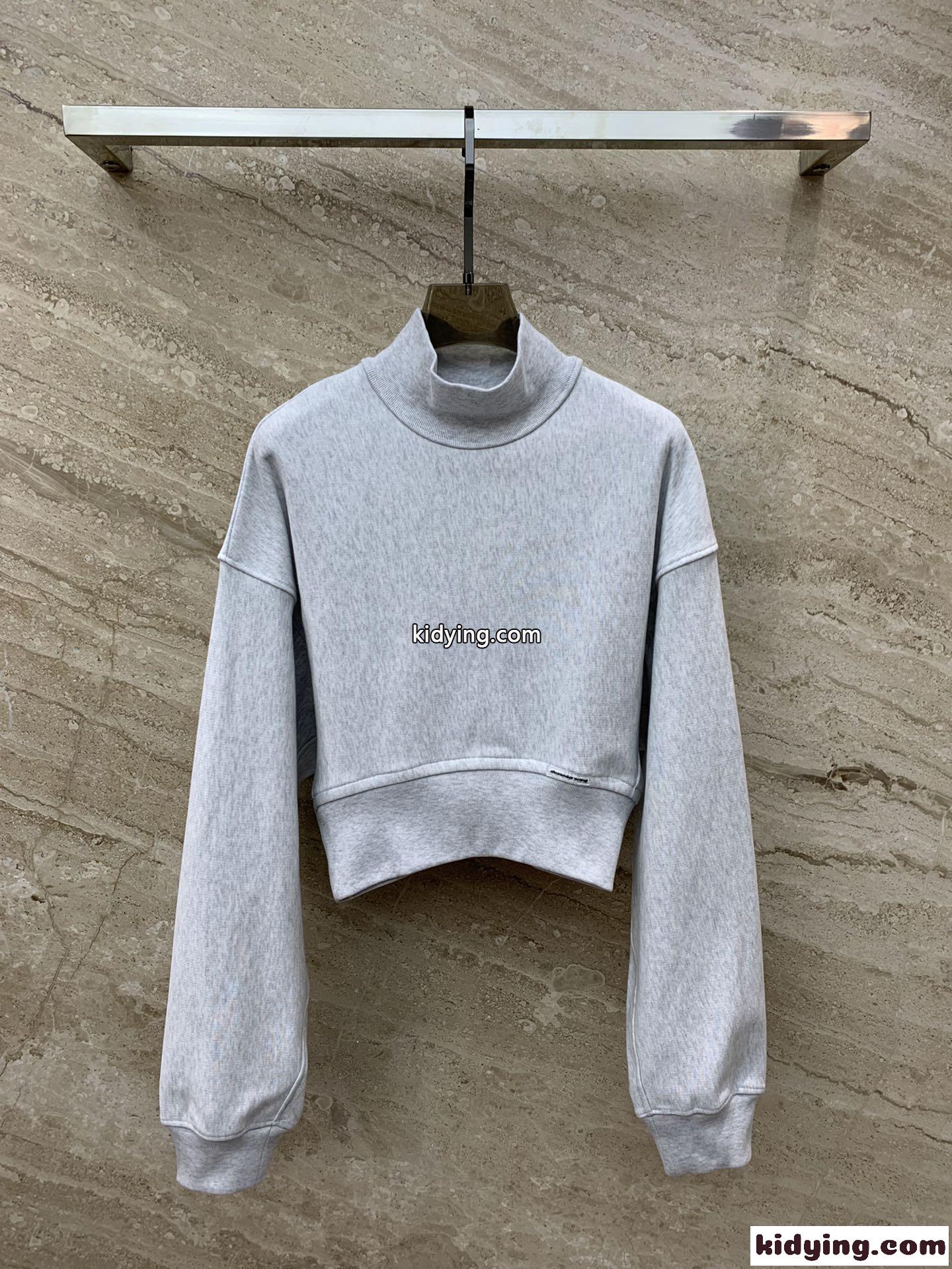アレキサンダーワング Tシャツ コピー おしゃれ コットン タートルネック スウェットシャツ-1