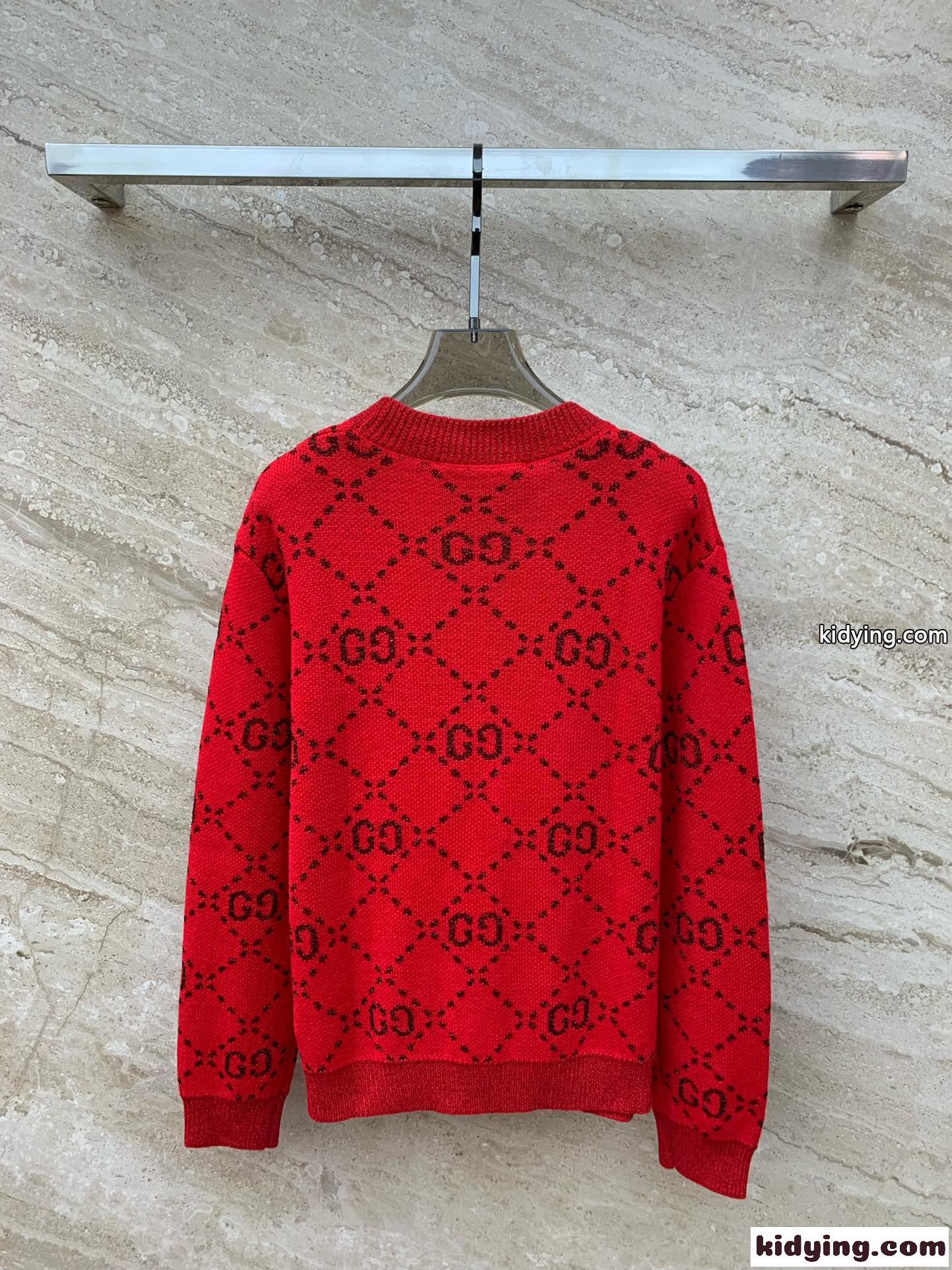 定番 ロゴ Vネック カーディガン グッチ ニット コピー 合わせやすい-0