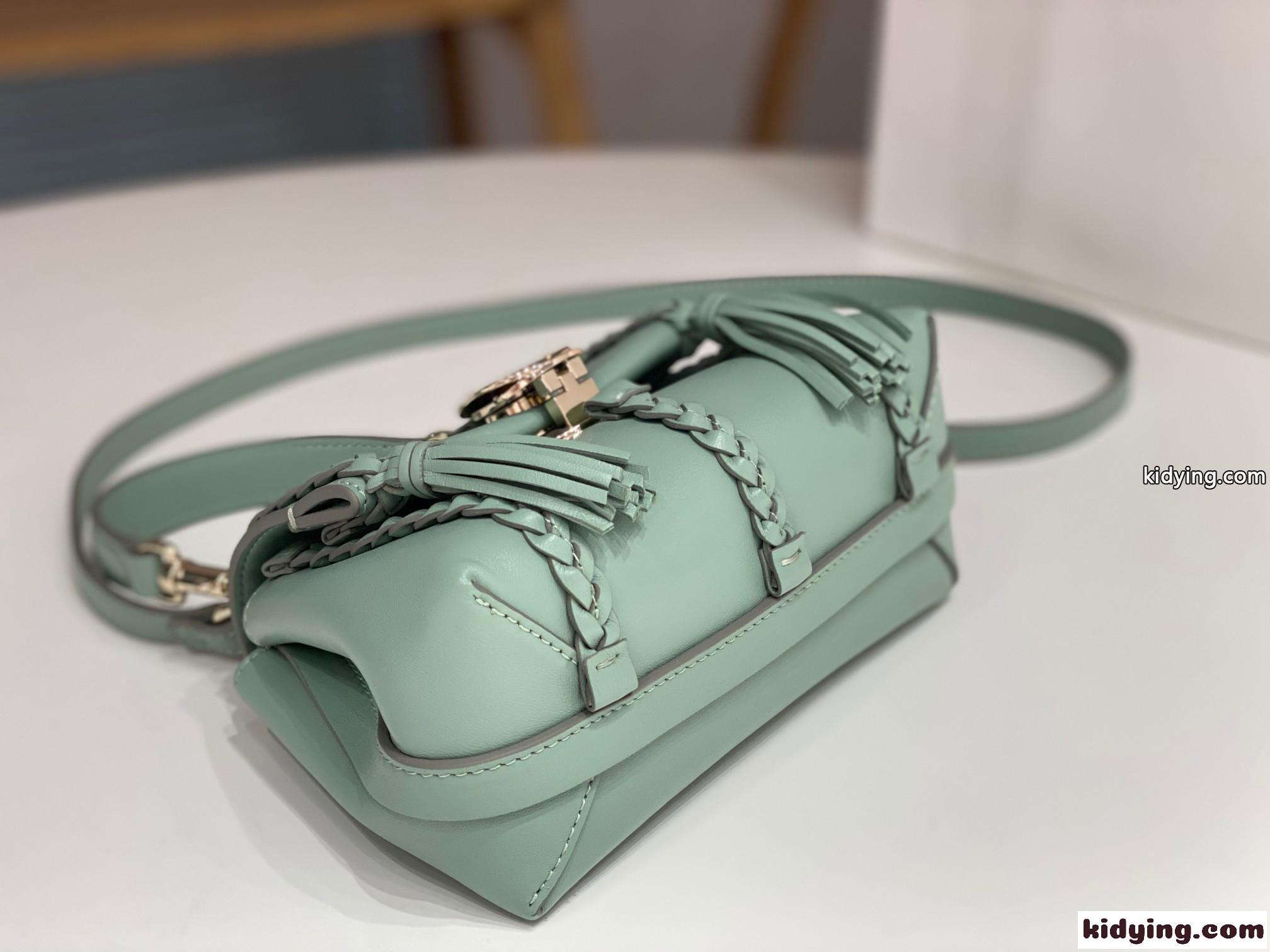 PENELOPE ミニ ソフト ショルダーバッグ クロエ バッグ スーパーコピー グリーン-2