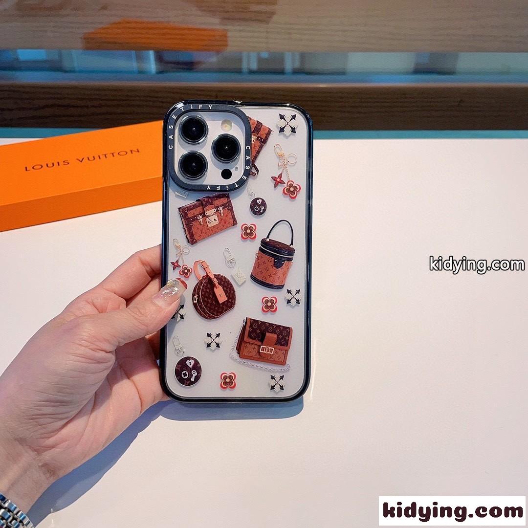 おしゃれ 可愛い プリント アクリルケース ルイ・ヴィトン アイフォンケース コピー スマホケース-0