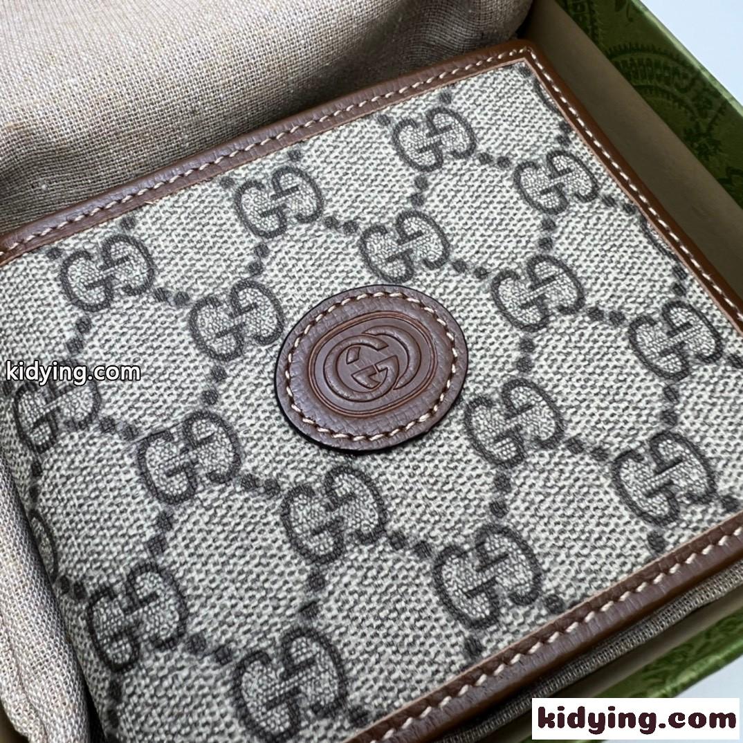 インターロッキングG ウォレット 二つ折り財布 グッチ 財布 コピー 723171-2