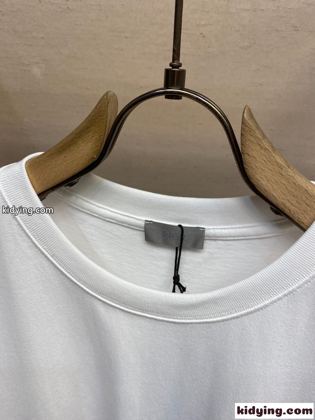 DIOR AND HYLTON NEL Tシャツ クリスチャン・ディオール Tシャツ コピー ホワイト-2