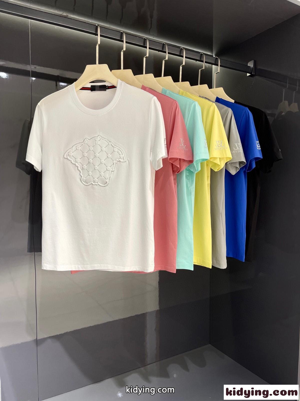 選べる6色 高級感 クルーネック ヴェルサーチェ 半袖Tシャツ コピー 着心地抜群 メンズ トップス 春夏 定番-2