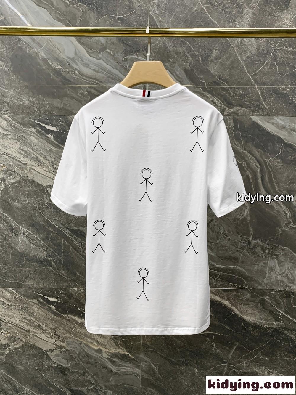 男女兼用 アイコン プリント クルーネック ドムブラウン tシャツ コピー 半袖 コットン-2