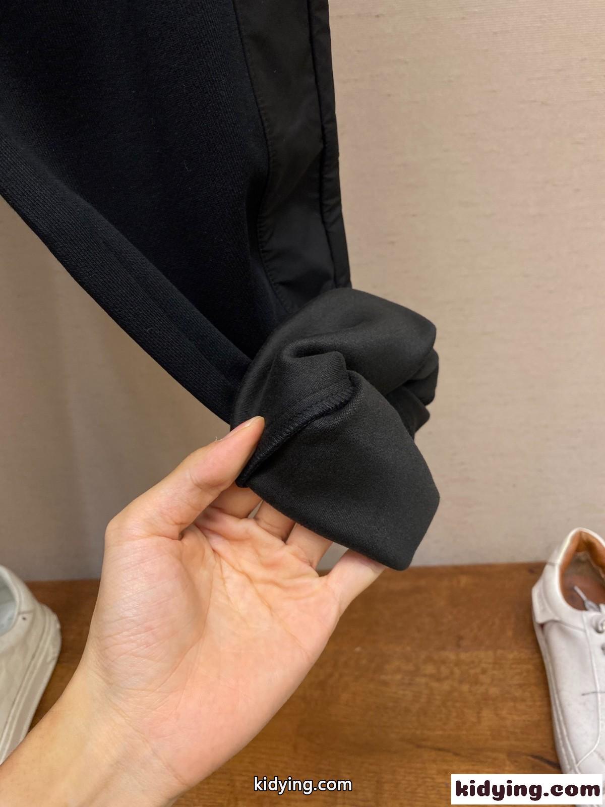 カジュアル サイドパネル トラックパンツ バレンシアガ パンツ コピー ブラック-3