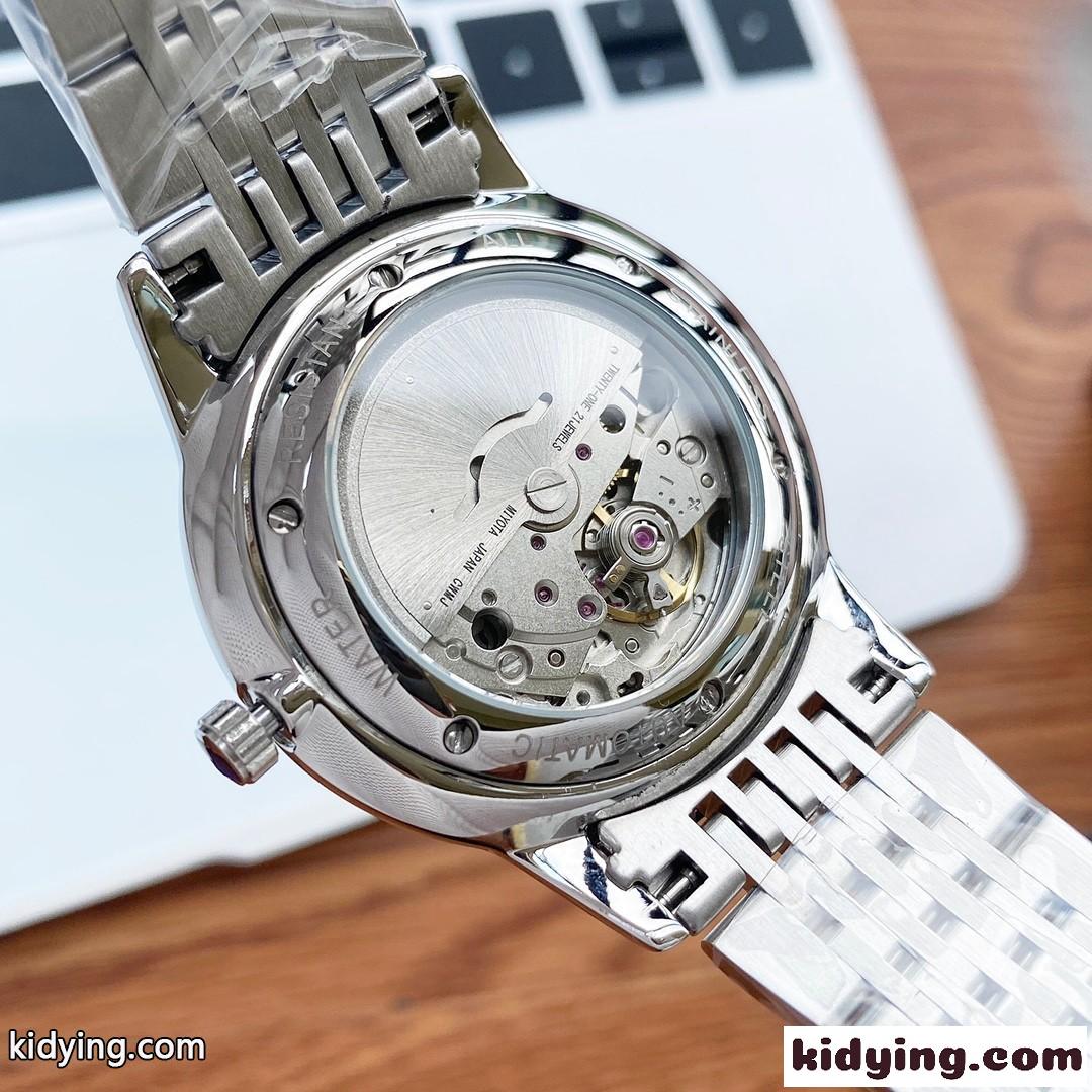 ウォッチワインダー 時計 コピー 防水 シンプル 高品質 ファッション 人気 腕時計 うで時計 シルバー-4