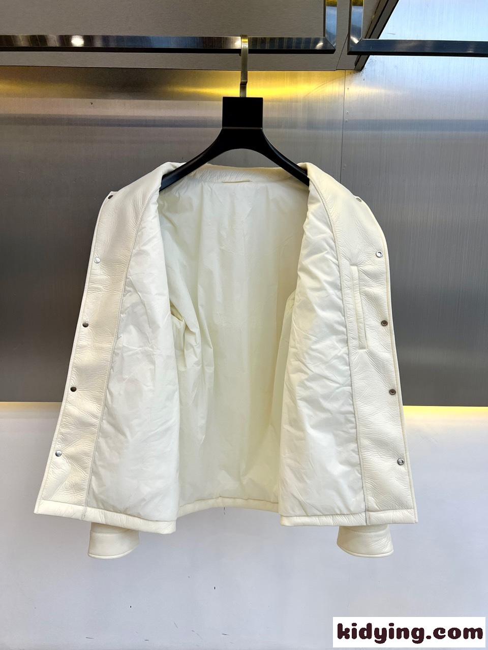 洗練された ロゴプレート ドルチェ&ガッバーナ ジャケット コピー メンズ ブルゾン ホワイト-5