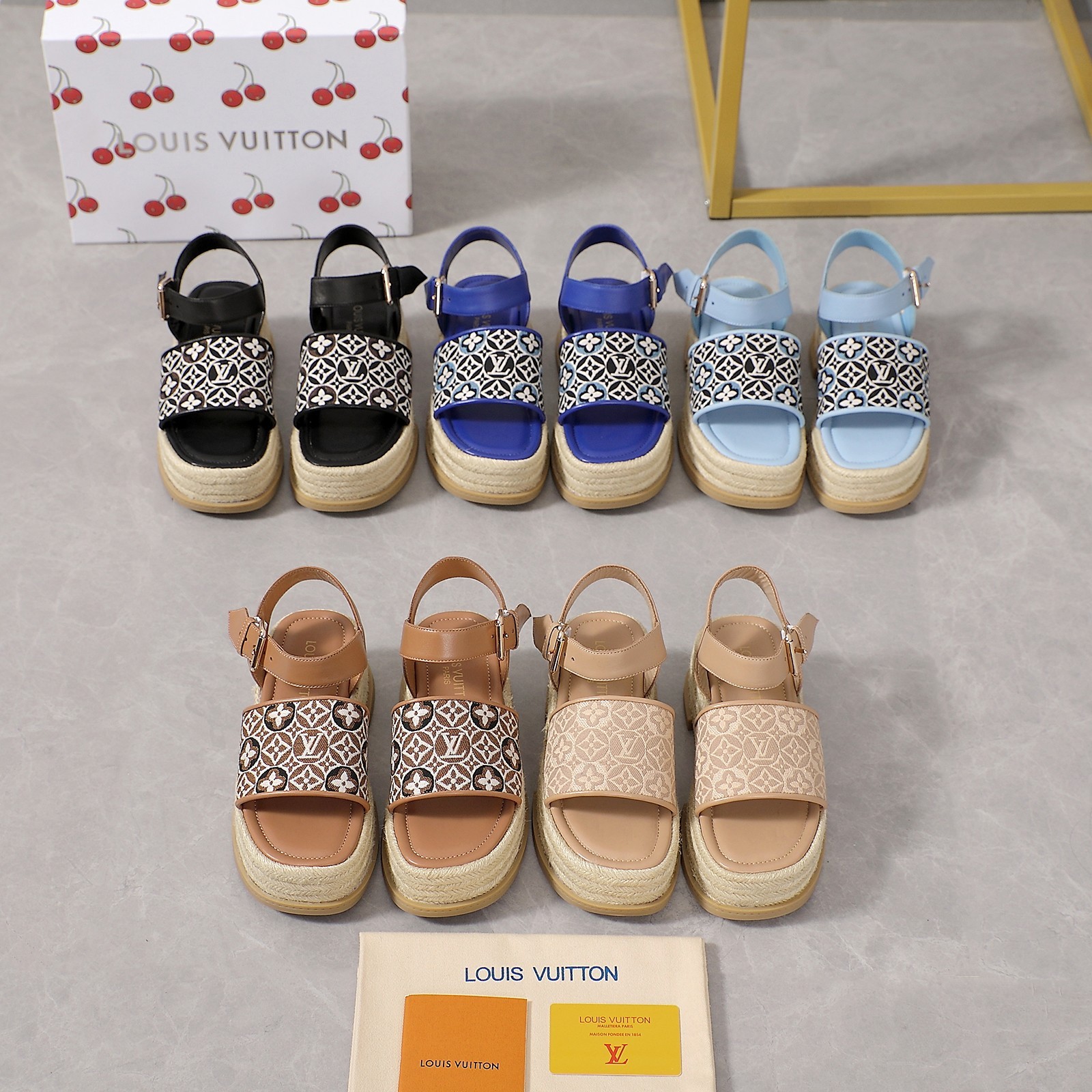 大人気 マヤ エスパドリーユ ルイ・ヴィトン サンダル スーパーコピー N級品-1