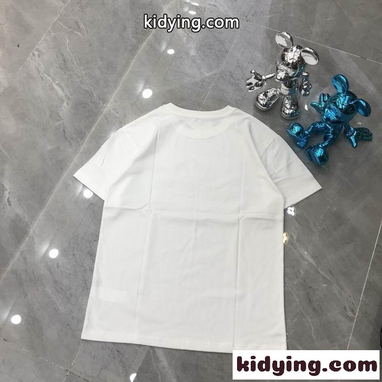 おしゃれ カジュアル ロエベ tシャツ コピー 半袖 春夏 トップス クルーネック 定番 ホワイト ブラック-0