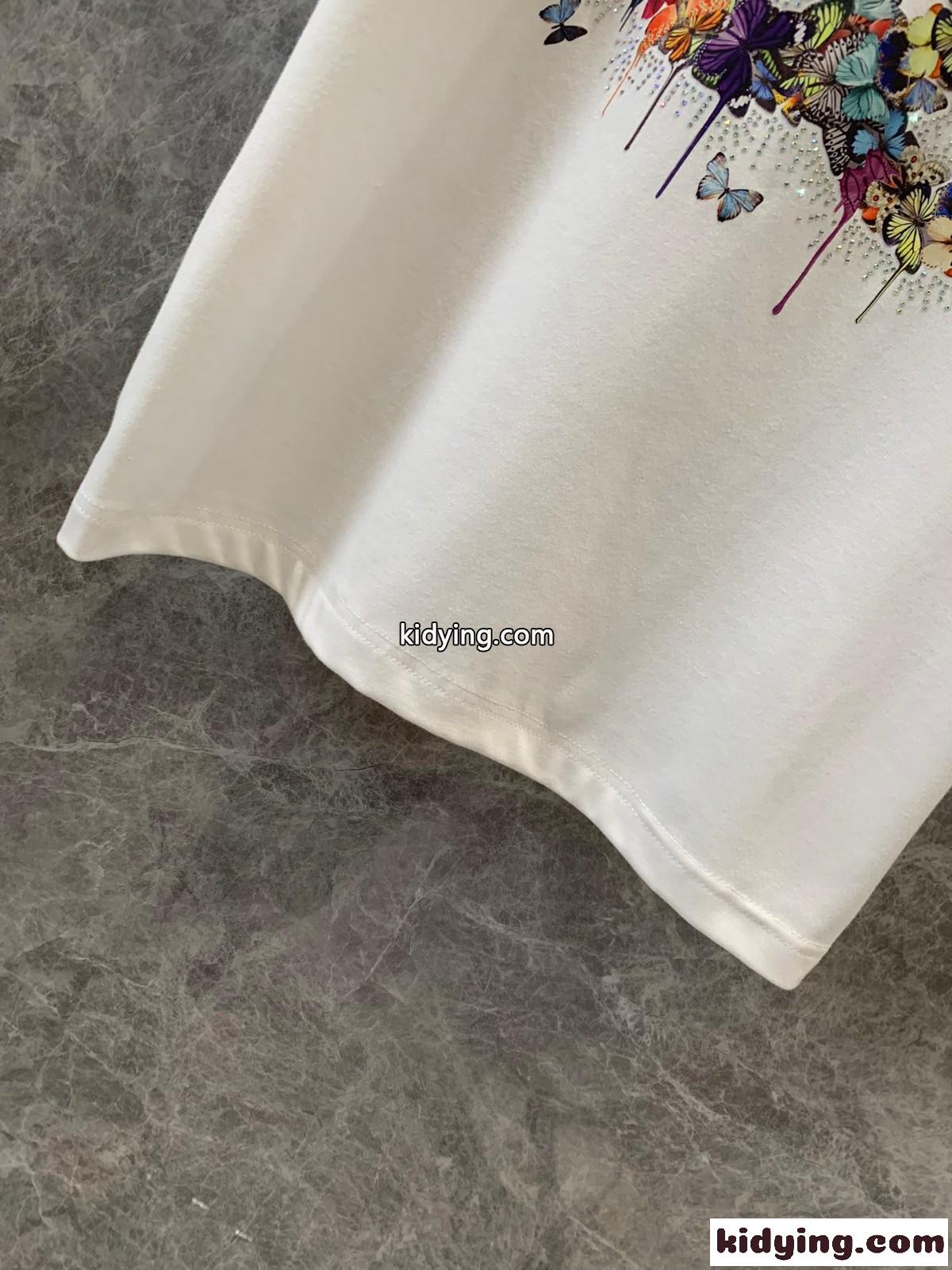 カジュアル クルーネック シャネル Tシャツ コピー ロゴ 半袖Tシャツ-4