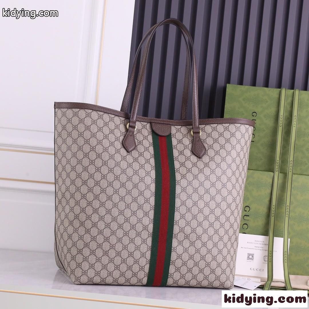 BALENCIAGA×GUCCI 大容量 カジュアル おしゃれ グッチ バッグ 人気 コピー ショッピング トートバッグ-0