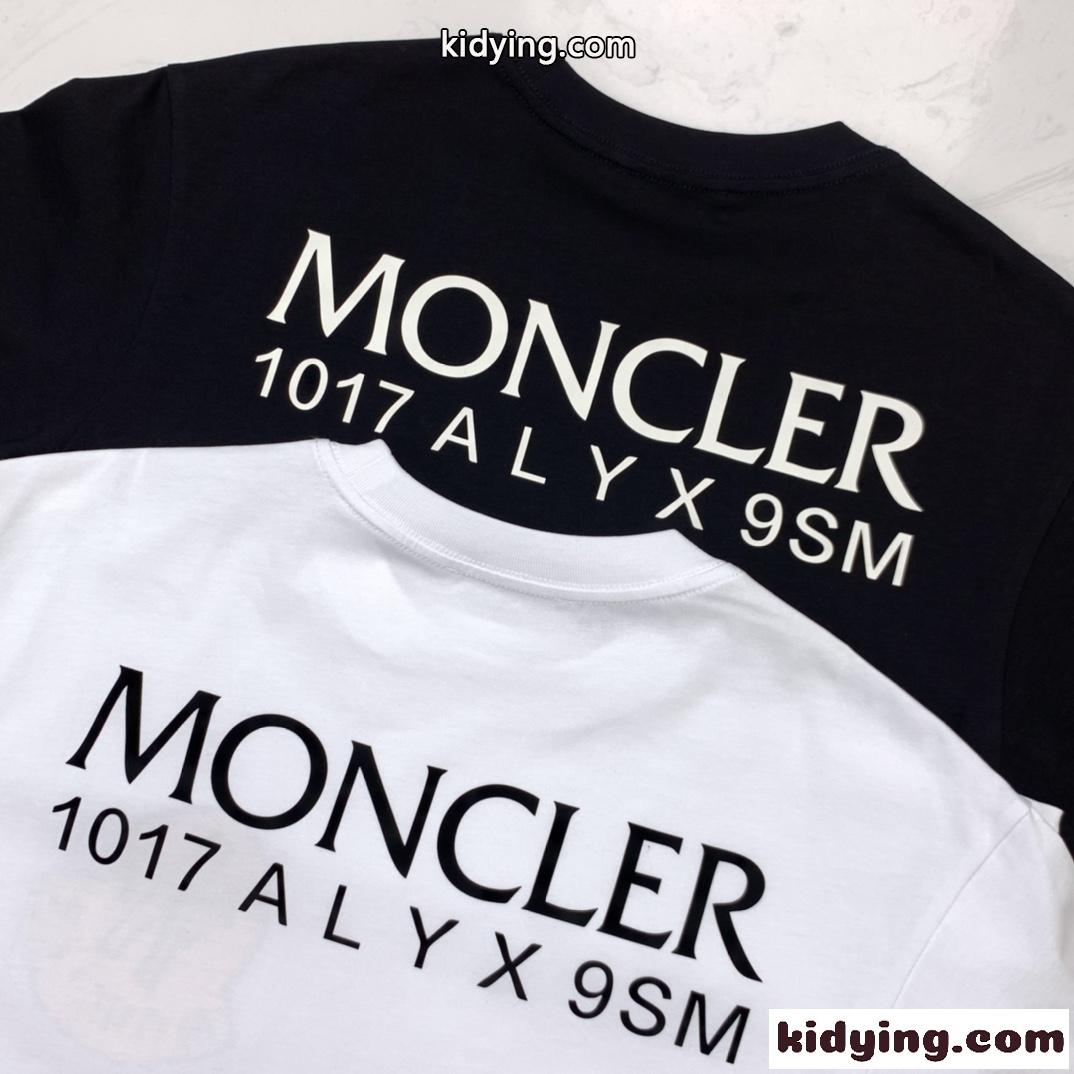 ユニセックス ゆったり 人気 プリント 半袖 春夏 トップス モンクレール tシャツ コピー 快適 クルーネック-4