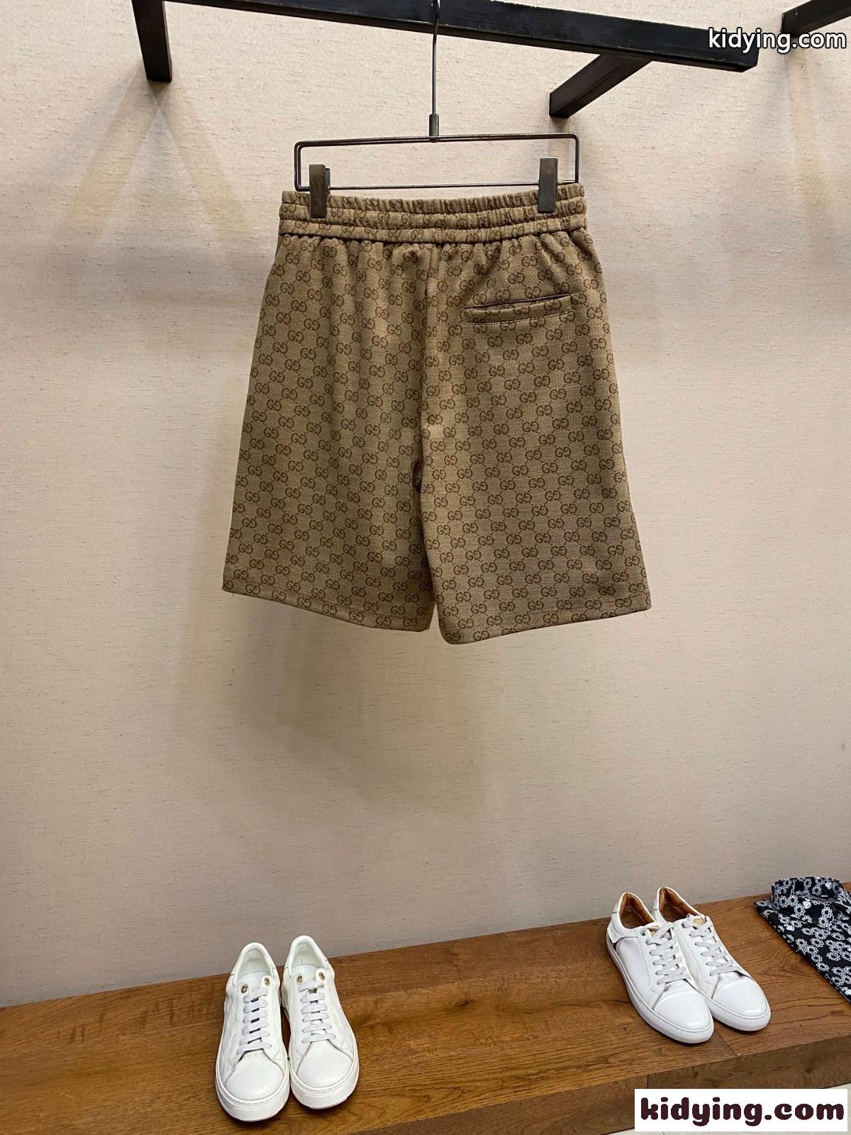 グッチ パンツ 偽物 カジュアル 上品 GG ショートパンツ メンズ-1