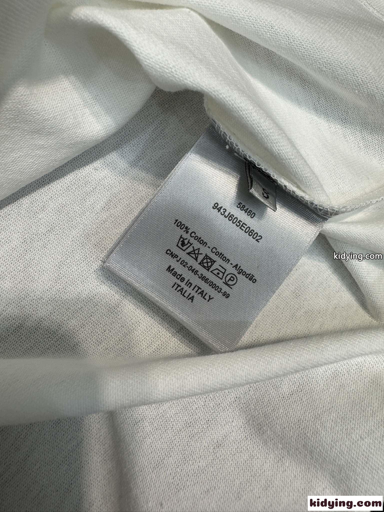 人気 コットン 半袖Tシャツ クリスチャン・ディオール Tシャツ コピー ホワイト-4