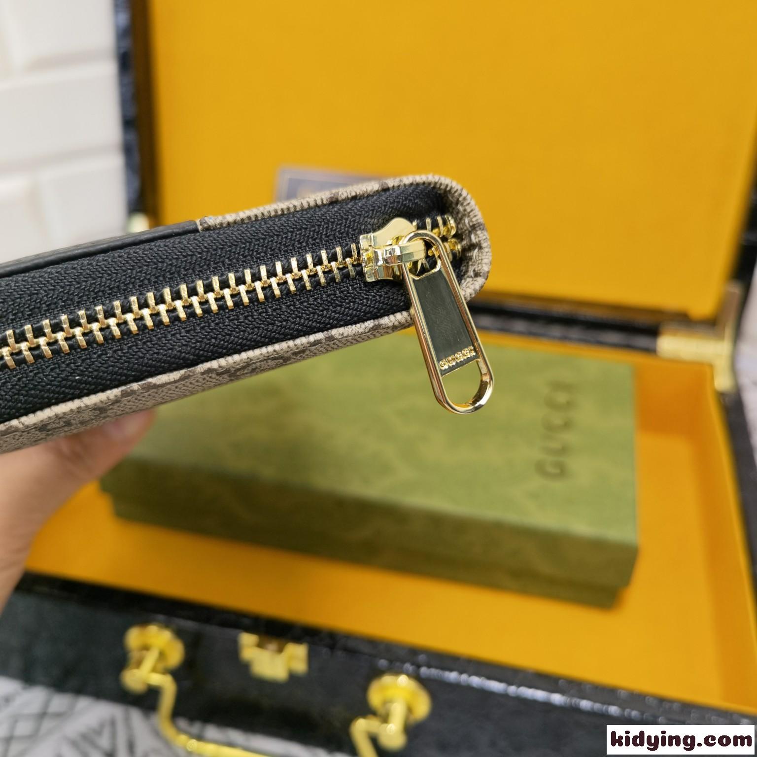 おしゃれ 定番 人気 ラウンド ファスナー グッチ 財布 コピー 長財布 ウォレット-4