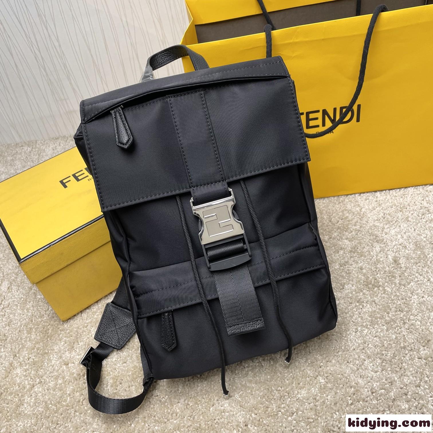 FENDI&ナイロン ワンショルダー バックパック フェンディ バッグ 人気 コピー メンズ-0