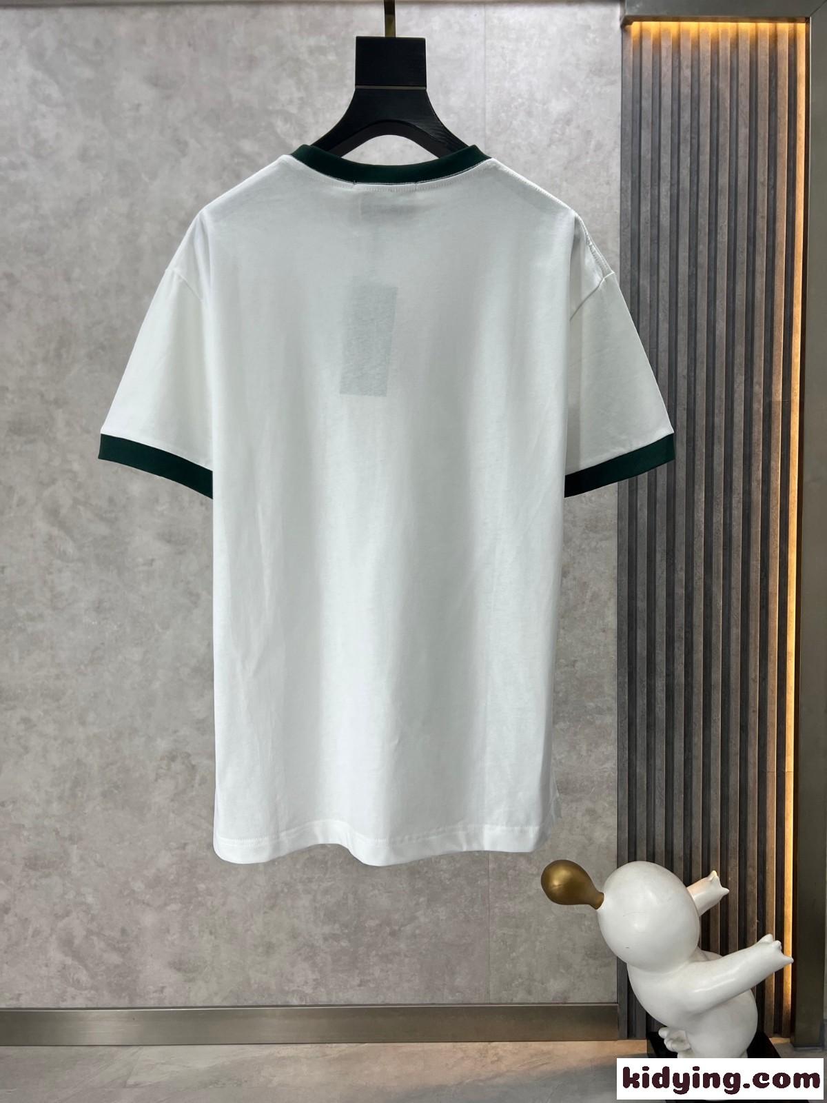 人気 ベーシック ロゴプリント コットン 半袖Tシャツ グッチ Tシャツ コピー 男女兼用-1