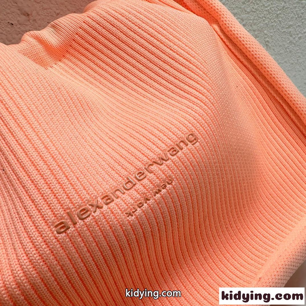 Alexander Wang Ryan スモール リブニット ハンドバッグ アレキサンダーワング バッグ コピー ピンク-4
