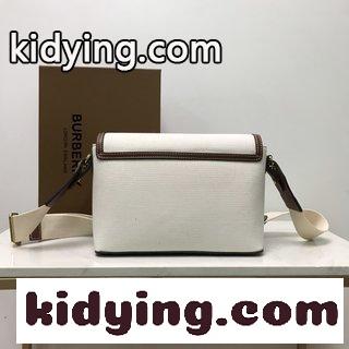 バーバリー バッグ 最新コピー 斜めの背中 肩の背中 またはバッグを手に持って形を作る 美しいロゴの刻まれたボタンがついています-0
