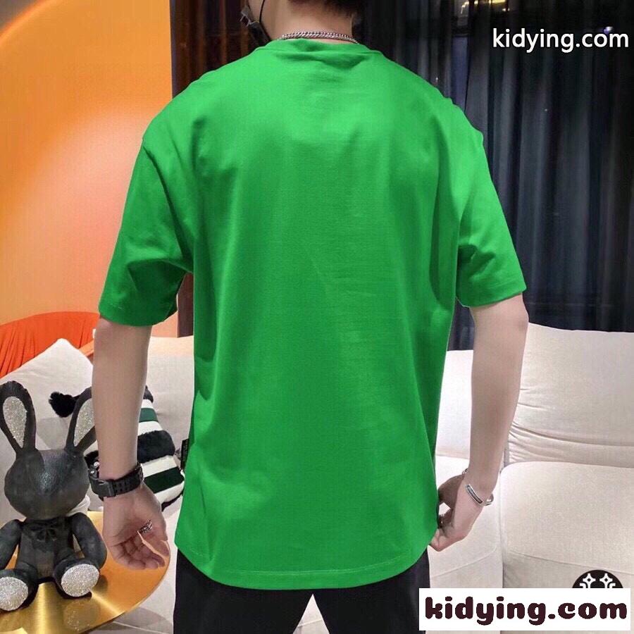 春夏 カジュアル 定番 3色あり クルーネック オフホワイト tシャツ コピー おしゃれ コットン 着心地いい-4