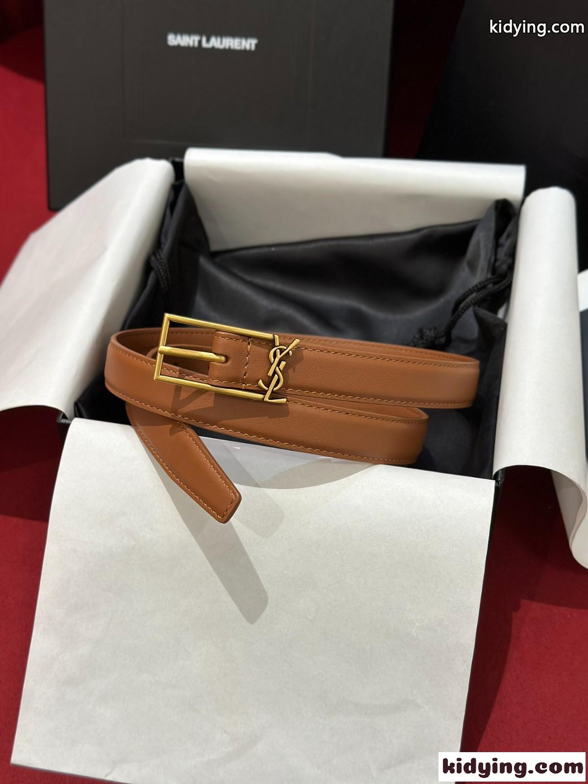 イヴ・サンローラン ベルト コピー 洗練された 合わせやすい YSL レザーベルト-4