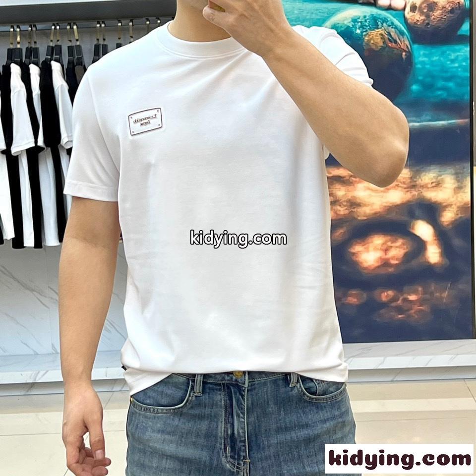 カジュアル コットンジャージー 半袖Tシャツ エルメネジルド・ゼニア Tシャツ コピー ホワイト-1