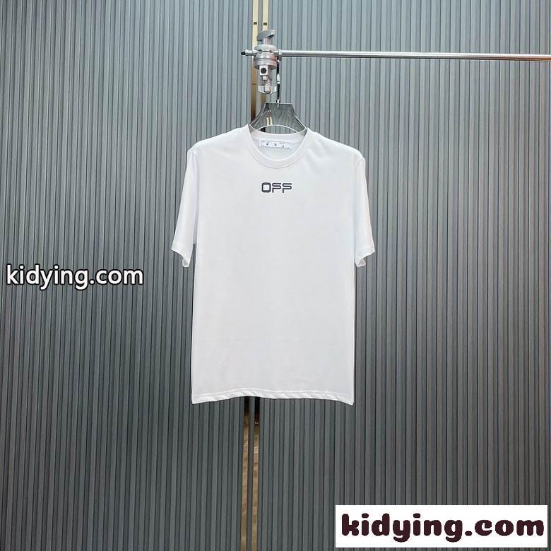 オフホワイト tシャツ コピー 春夏 半袖 クルーネック トップス カジュアル おしゃれ-2