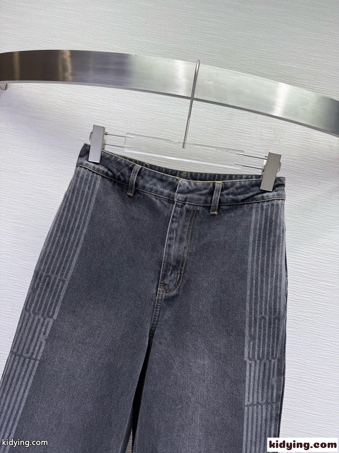 DiorAlps フレアジーンズ クリスチャン・ディオール ジーンズ コピー デニムパンツ ブラック-5