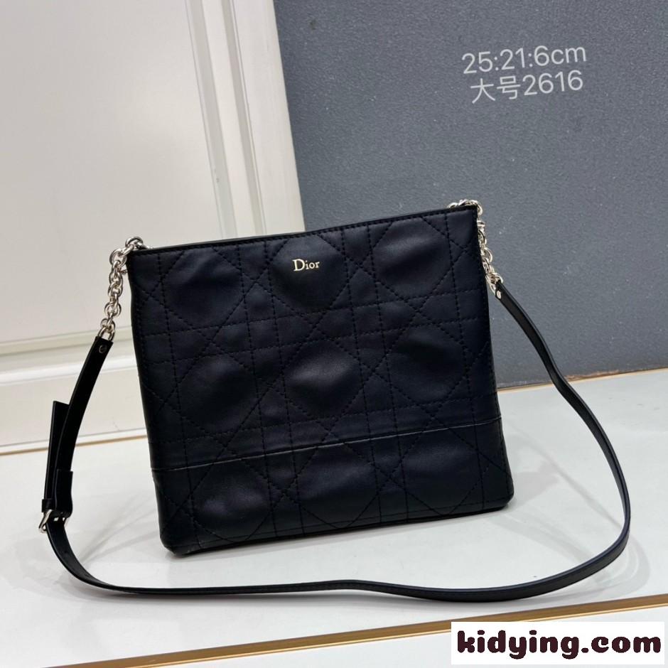 Dior Trianon チェーン付き バッグ クリスチャン・ディオール コピー ブラック-0