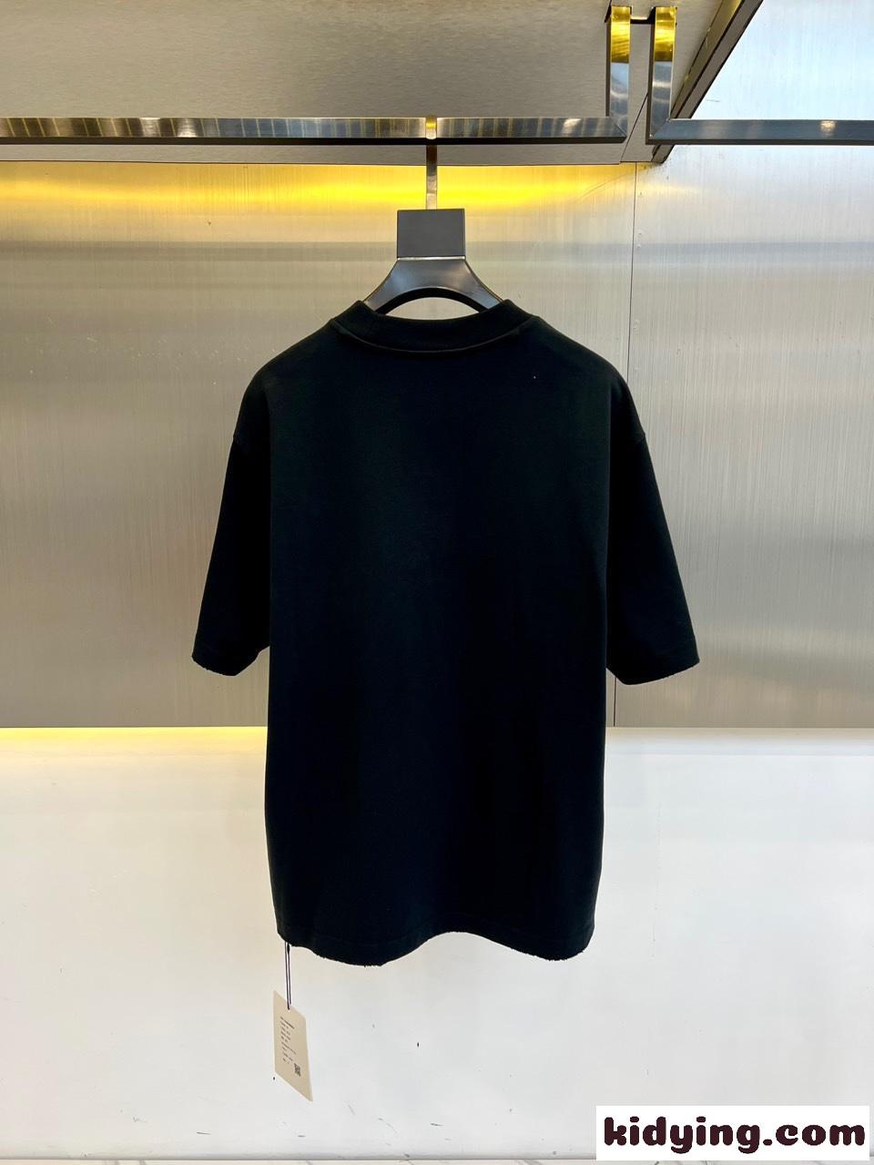 シンプル クロスパッチ クロムハーツ Tシャツ コピー コットンジャージ ブラック-3