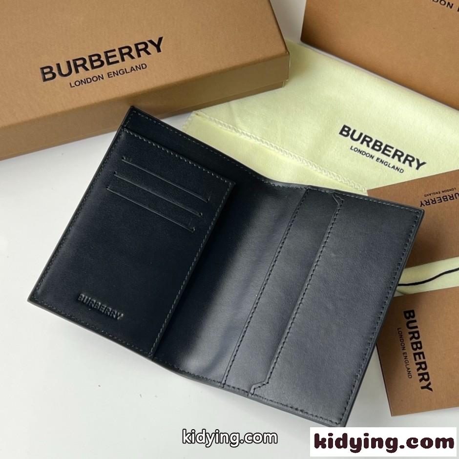 Burberry バーバリー チェック パスポートホルダー スーパーコピー ブラック-4