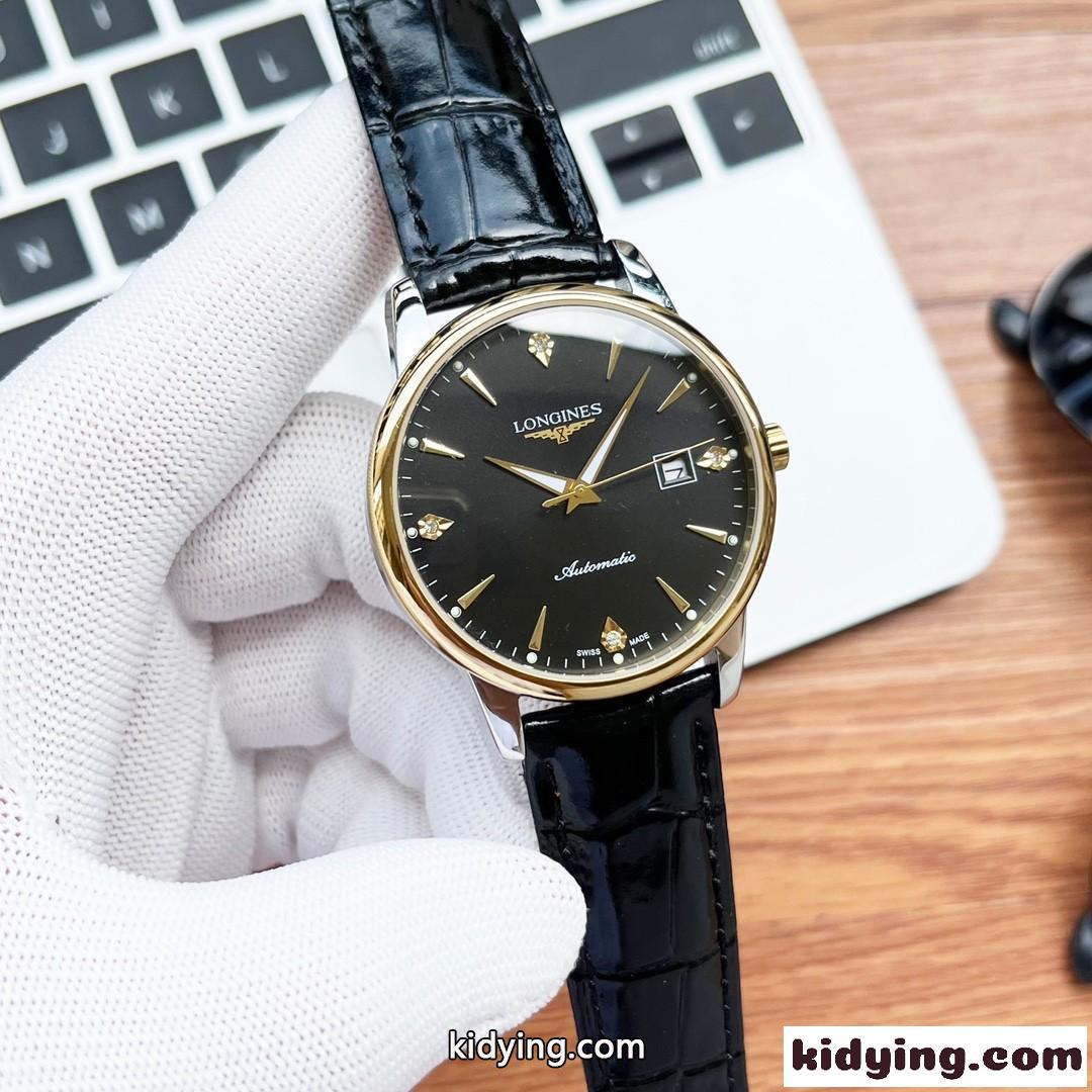 洗練された クラシック ロンジン 時計 コピー 40mm 自動巻き ウォッチ-2