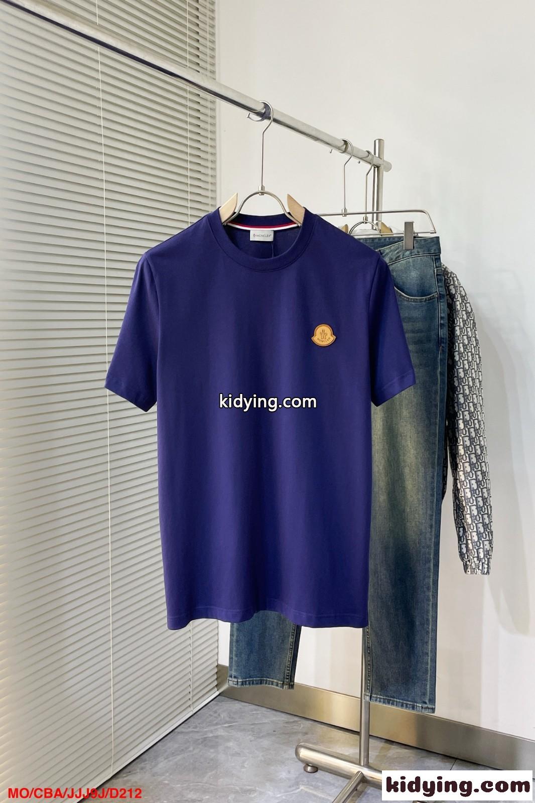 モンクレール Tシャツ コピー シンプル カジュアル ロゴ 半袖Tシャツ-0