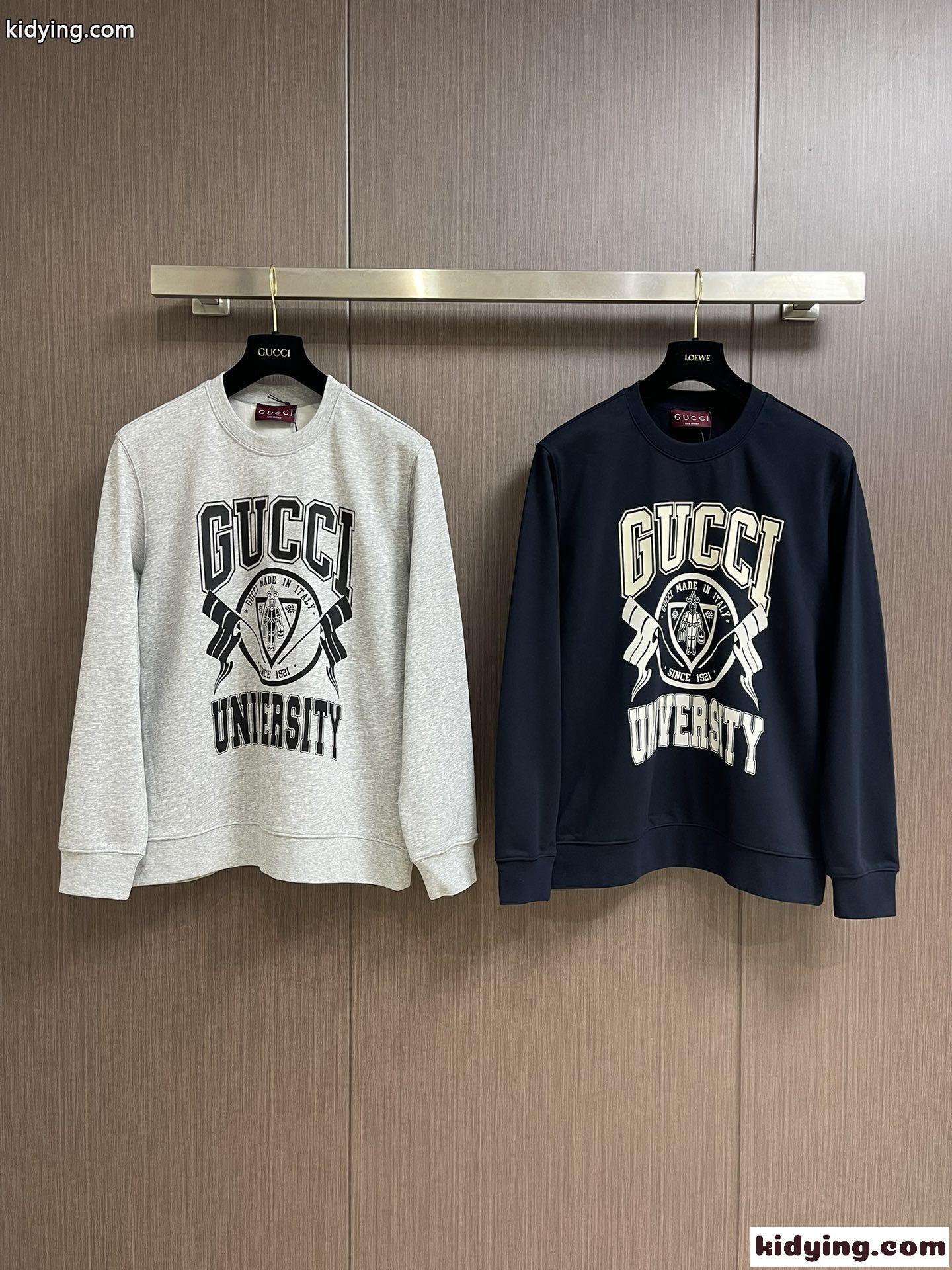 グッチ Tシャツ コピー プリント コットン スウェットシャツ ユニセックス-1