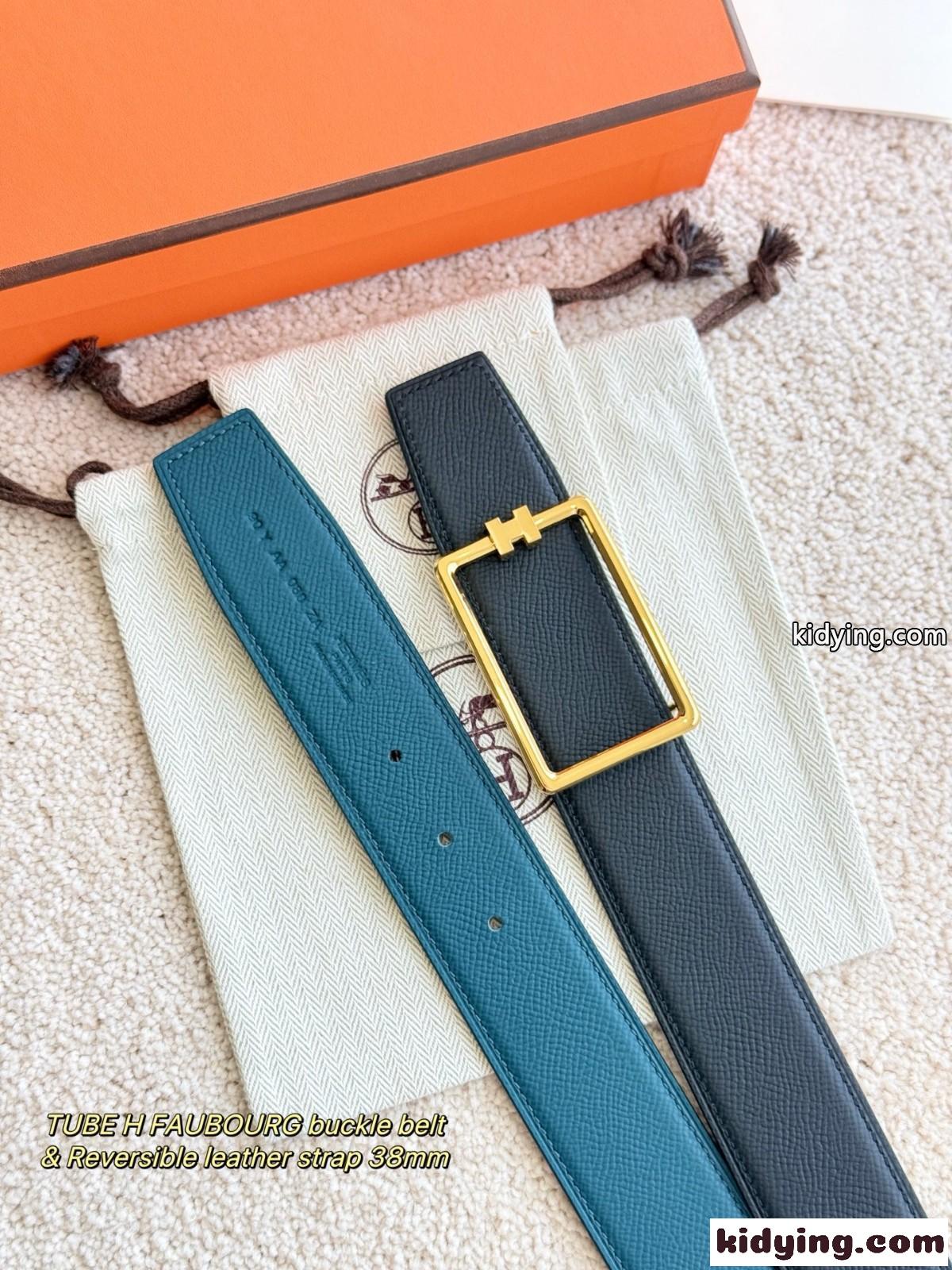 エルメス ベルト コピー チューブH リバーシブル レザーベルト 38MM-2