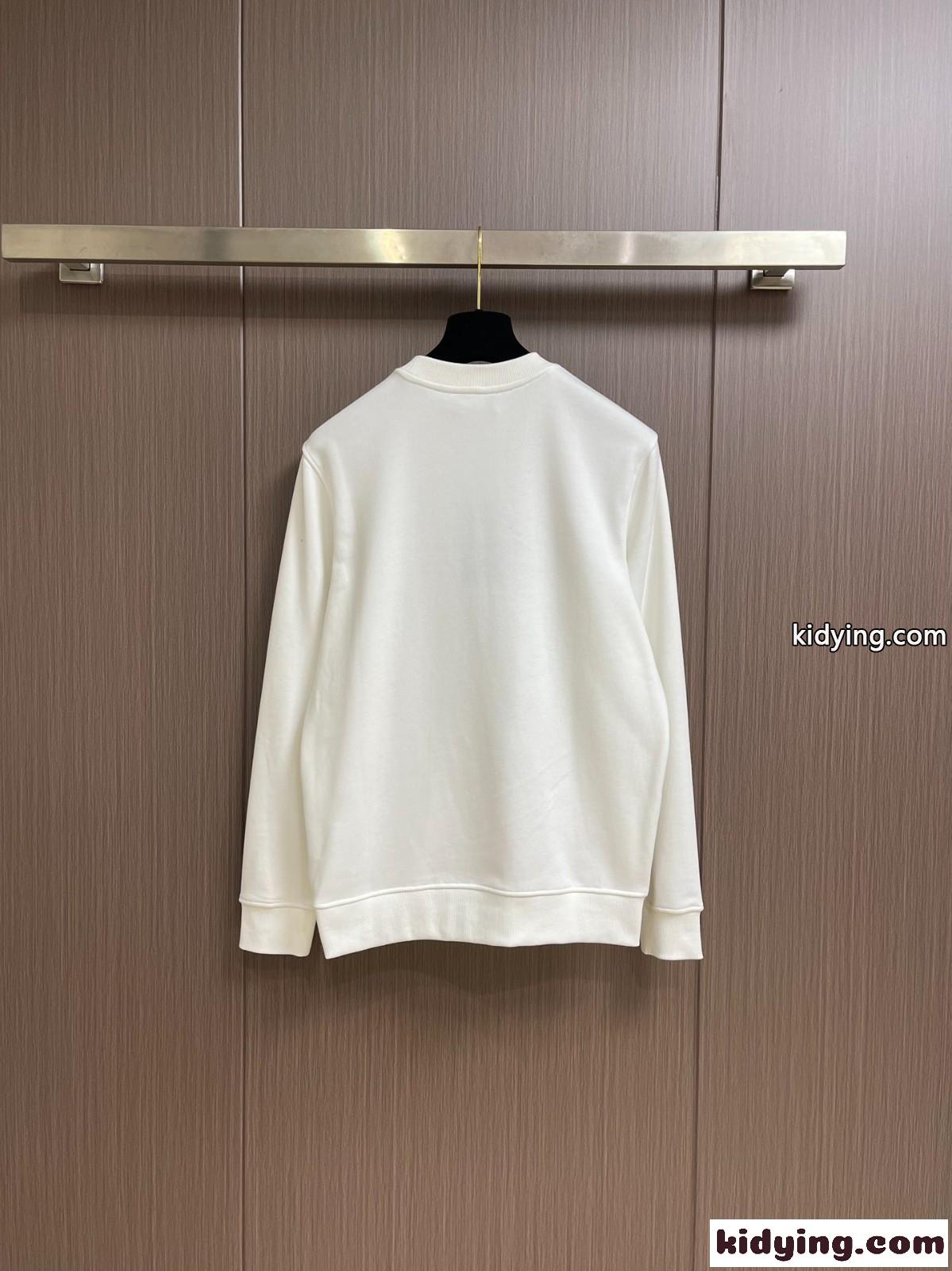 定番 ロゴ入り コットン スウェットシャツ フェンディ Tシャツ コピー クルーネック-2